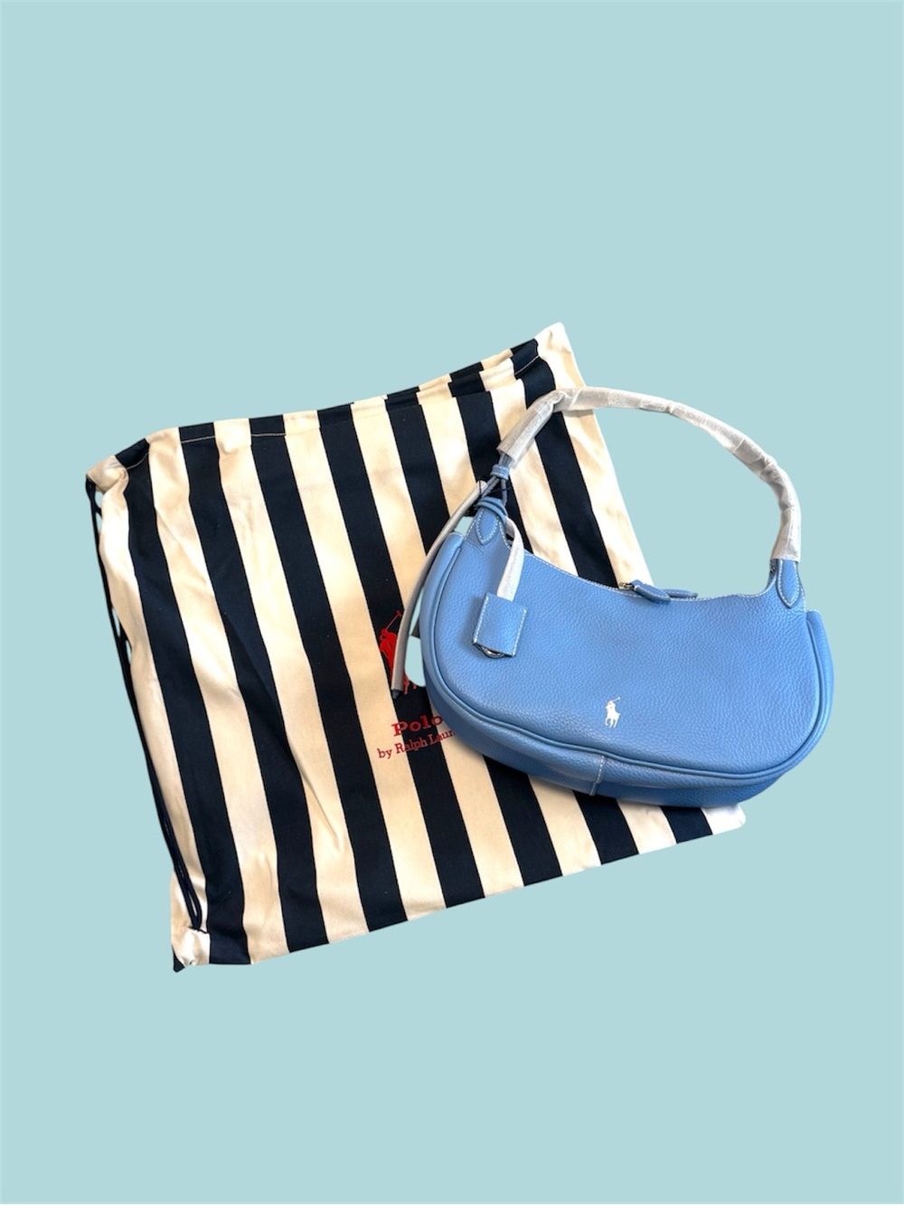 Ralph Lauren polo play blue shoulder bag